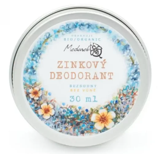 Medarek Bio zinkový dezodorant bezsodý bez vône