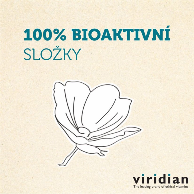 Viridian Lutein Plus komplex pro oči a zrak 60 kapslí
