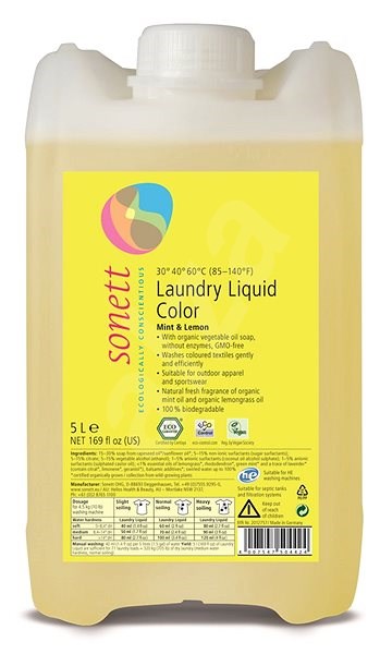 Sonett prací gél color na farebné prádlo