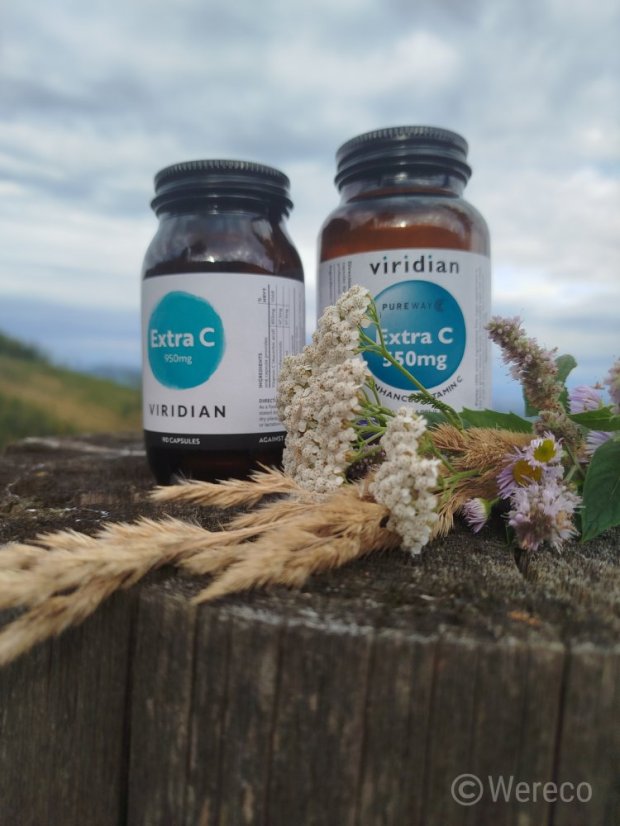 Viridian Extra vitamín C PureWay komplex 950 mg 90 kapsúl