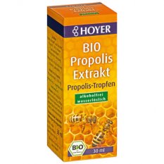 Hoyer Propolisový extrakt bio, bez alkoholu 30 ml
