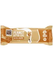 Naughty Nuts Bio čokoládové košíčky s arašídovým slaným karamelem 39g