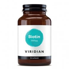 Viridian Biotin 2500ug, 90 kapslí