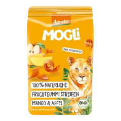Mogli Mangovo jablkové proužky bez přidaného cukru Demeter 25 g