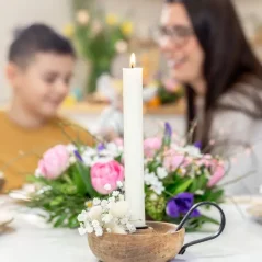 Tvoja sviečka Včelia sviečka rovná biela 22,5cm