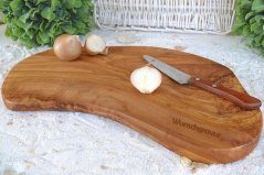 Olivenholz Rustikálna doštička 50 cm z olivového dreva