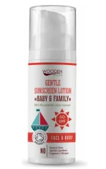 Wooden spoon Opalovací mléko Baby & Family SPF 50