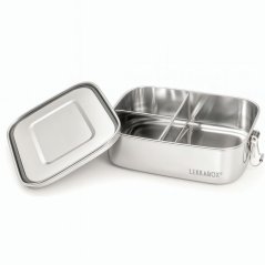 LEKKABOX Safe nerezový jídelní box se 3 přihrádkami 1000 ml