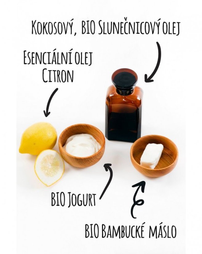 Alchymistky tuhé mýdlo jogurtovo-citronové, krájené 90 g
