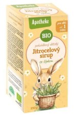 Apotheke sirup dětský Jitrocelový se šípkem BIO 250g
