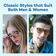 Foxman frames oranžové, červené a slunečné klipy proti modrému a zelenému světlu k rámu McCartney