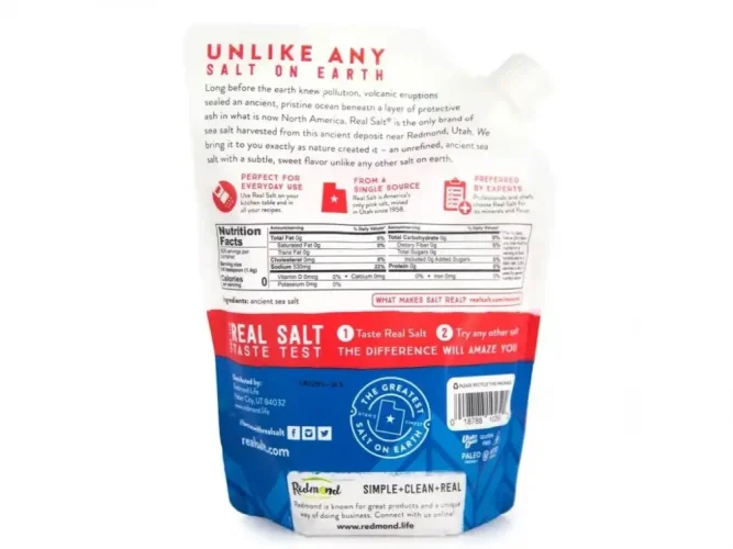 Redmond nerafinovaná pravá morská ružová soľ z Utahu Real Salt