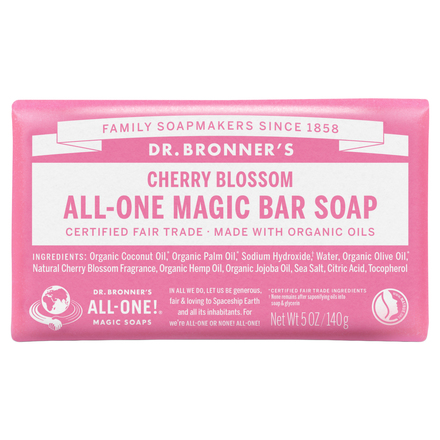 Dr. Bronner's tuhé mýdlo Čerešňový kvet 140 g
