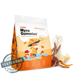 MycoMedica MycoGummies Gumidky s vitálnymi hubami, 60 ks