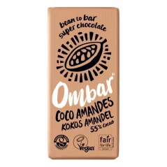 Ombar Bio Raw Čokoláda s kokosem a mandlemi Coco Almond 70g