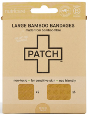 Patch bambusové náplasti široké Natural 10 ks
