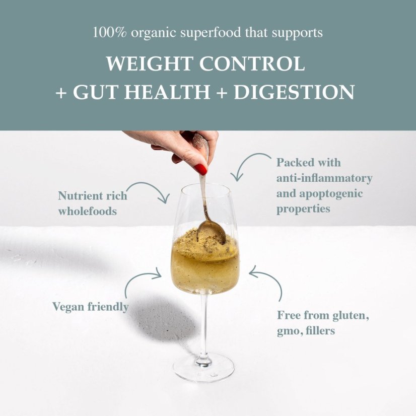 Soulel Biota Bio prášek pro podporu zažívání s obsahem prebiotik a fermentů