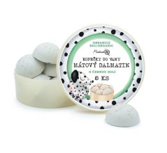 Medarek Kopčeky do vane Mätový dalmatín s čiernou soľou