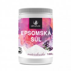 Allnature Epsomská sůl s mateřídouškou 1 kg