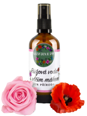 Každý den je dar Ružová voda s vlčím makom