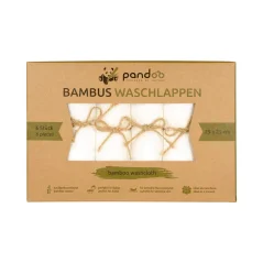 Pandoo Bambusové mini ručníky 6 ks