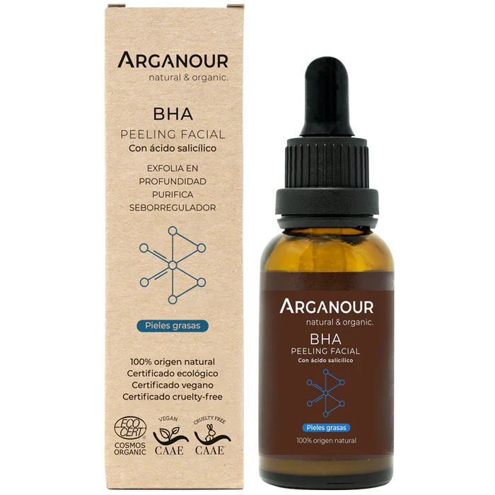 Arganour BHA peeling na tvář s kyselinou salicylovou 30 ml Arganour BHA peeling na tvář s kyselinou salicylovou 30 ml