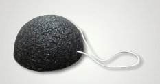 Konjac hubka čierna s aktívnym uhlím