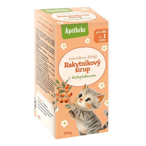 Apotheke Sirup detský Rakytníkový s betaglukánom 250g