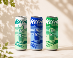 Kefir Eau Vertueuse Svěží trio bio vodních kefírů 3× 250 ml