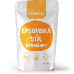 Allnature Epsomská sůl s heřmánkem 1 kg