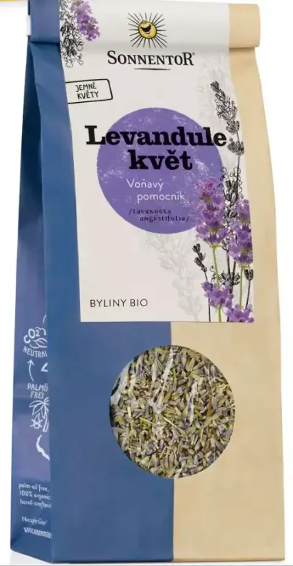 Sonnentor Bio sypaný čaj Levandule květ 70 g