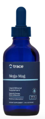 Trace Minerals Mega-Mag Drops 400 mg tekutý hořčík 118 ml