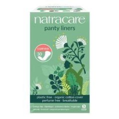 Natracare slipové vložky curved 30 ks