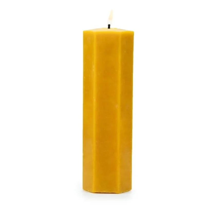 Tvoje svíčka Včelia sviečka Šesthran 15 cm