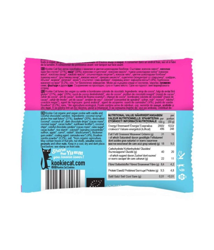 Kookie Cat Sušienka Lil’ kookie monster bio 50 g
