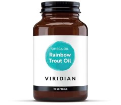 Viridian Bio Rybí olej zo sladkovodných rýb Scandinavian Rainbow Trout Oil 90 kapsúl