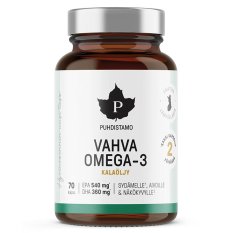 Puhdistamo Strong Omega 3 70 kapslí (540mg EPA, 360mg DHA)