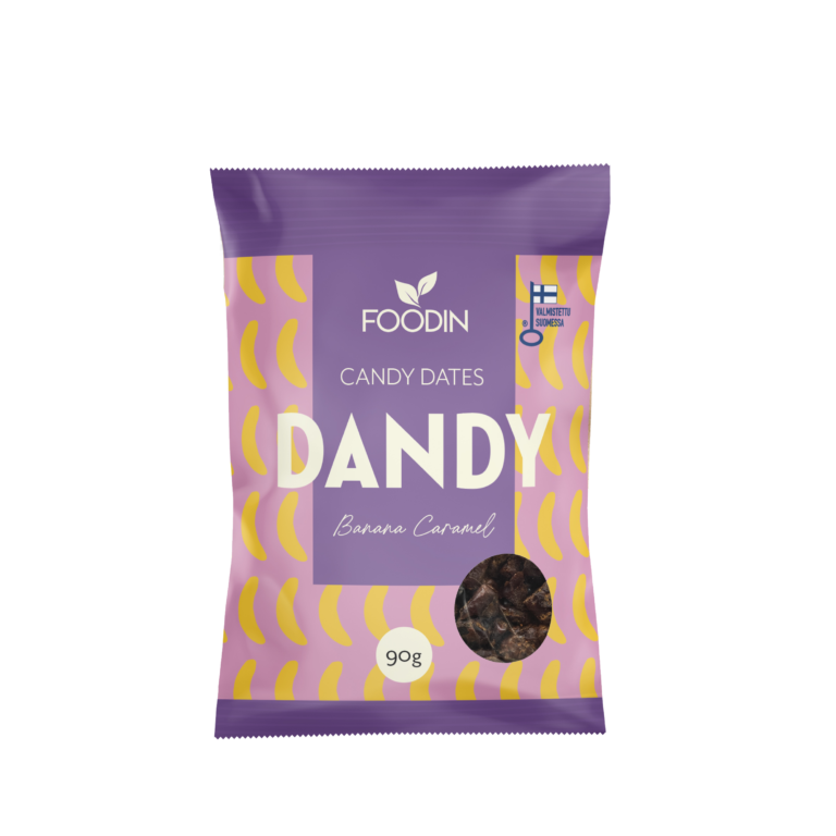 Foodin Dandy Candy datle s príchuťou banán karamel 90g