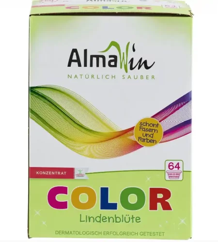 Almawin Prací prášok na farebnú bielizeň Color s vôňou lipového kvetu