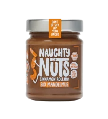 Naughty Nuts Bio Mandlové máslo Cinnamon roll 250 g