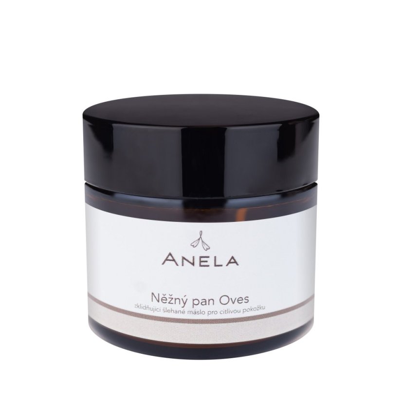 Anela Nežný pan Oves šľahané telové maslo pre citlivú pokožku - objem: 50 ml