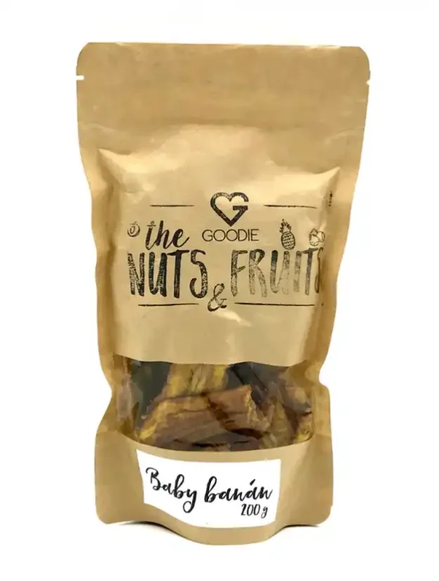 Goodie Bio baby banánky 200 g Goodie Bio baby banánky 200 g
