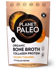 Planet Paleo Bio sušený hovädzí vývar s kurkumou Golden Turmeric Collagen Protein