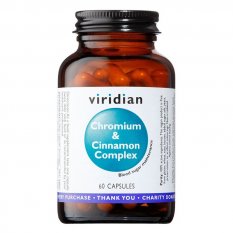 Viridian Chromium & Cinnamon Complex (Chróm so škoricou) 60 kapsúl (Chróm so škoricou)