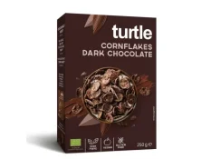 Turtle Chocolate bio chrumkavé kukuričné ​​cereálie s horkou čokoládou 250 g