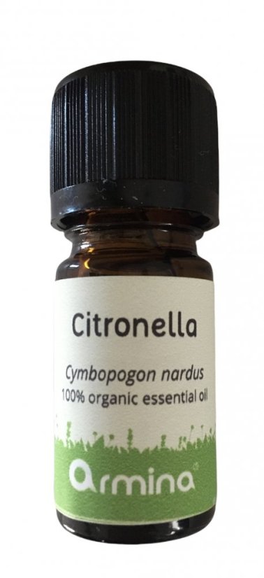 Armina Bio éterický olej Citronella - objem: 5 ml Armina Bio éterický olej Citronella - objem: 5 ml