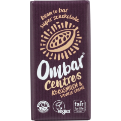 Ombar Bio Raw Centres čokoláda Kokosové mlieko & Vanilka 70 g