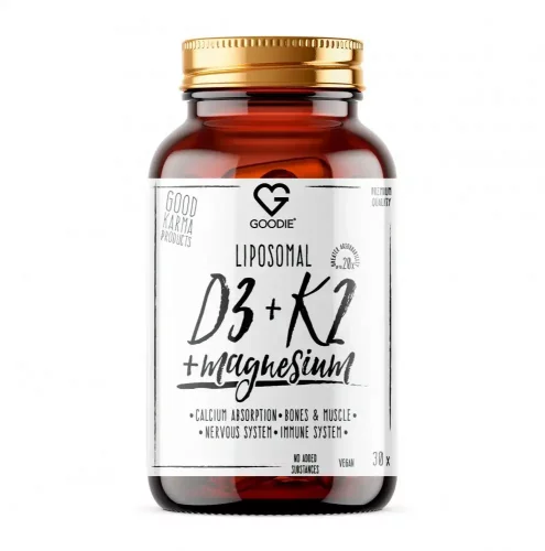 Goodie Liposomální Vitamin D3, K2 a Magnesium 30 kapslí