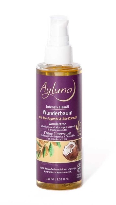 Ayluna bio vlasový olej pre intenzívnu regeneráciu s argánovým olejom 100 ml Ayluna bio vlasový olej pre intenzívnu regeneráciu s argánovým olejom 100 ml