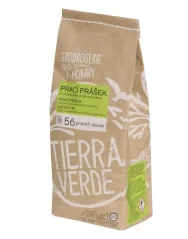 Tierra Verde Prací prášek z mýdlových ořechů na bílé prádlo a látkové pleny